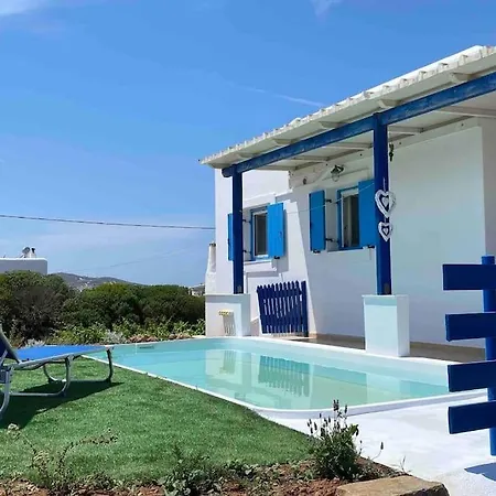 Blue And White Private House *